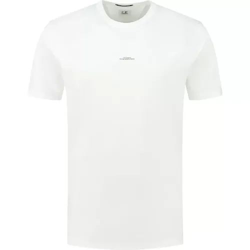 Upgrade Your Wardrobe with Stylish Men`s T-Shirt , male, Sizes: XL, 2XL, L, M - C.P. Company - Modalova