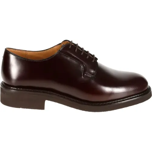 Leather Derby Shoes , male, Sizes: 41 1/2 EU, 9 1/2 UK, 10 1/2 UK, 7 UK, 8 1/2 UK, 8 UK - Berwick - Modalova