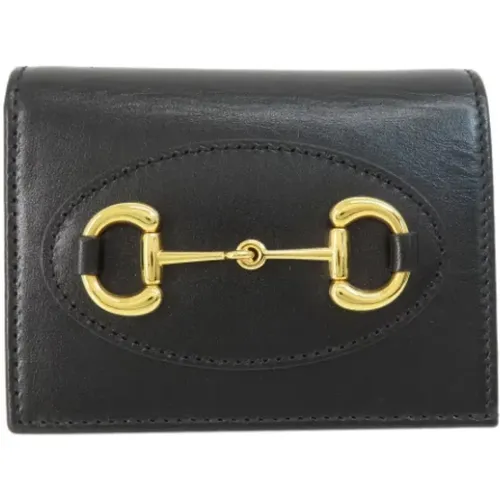 Pre-owned Wallets, female, , Size: ONE SIZE Pre-owned Leather wallets - Gucci Vintage - Modalova