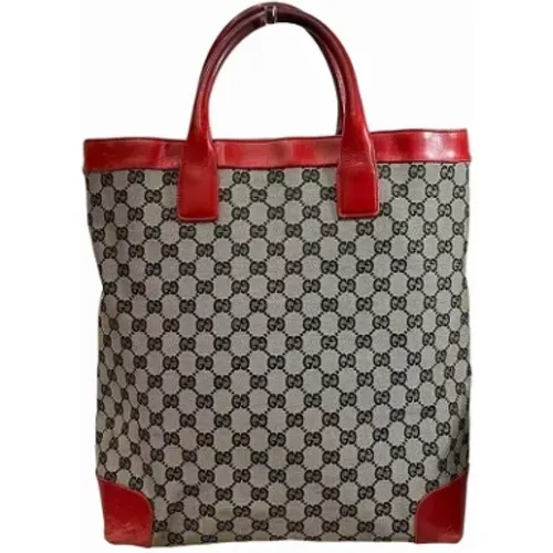 Pre-owned Tote Bags, female, , Size: ONE SIZE Pre-owned Canvas gucci-bags - Gucci Vintage - Modalova