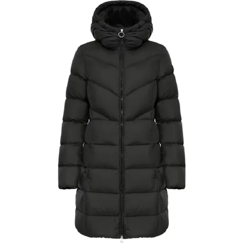 Schwarze Winterjacke mit fester Kapuze , Damen, Größe: 2XL - Colmar - Modalova