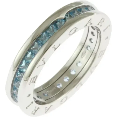 Pre-owned Jewellery, female, , Size: ONE SIZE Pre-owned White Gold rings - Bvlgari Vintage - Modalova