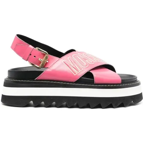 Sandals , female, Sizes: 3 UK, 6 UK, 8 UK - Moschino - Modalova