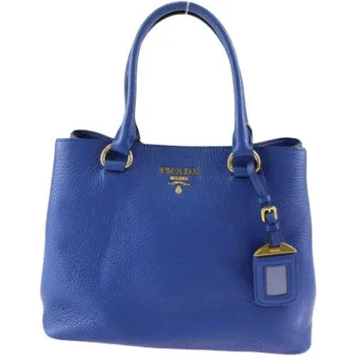 Pre-owned Tote Bags, female, , Size: ONE SIZE Pre-owned Leather totes - Prada Vintage - Modalova