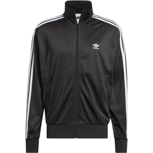 Schwarzer Firebird Track Top Pullover , Herren, Größe: L - Adidas - Modalova