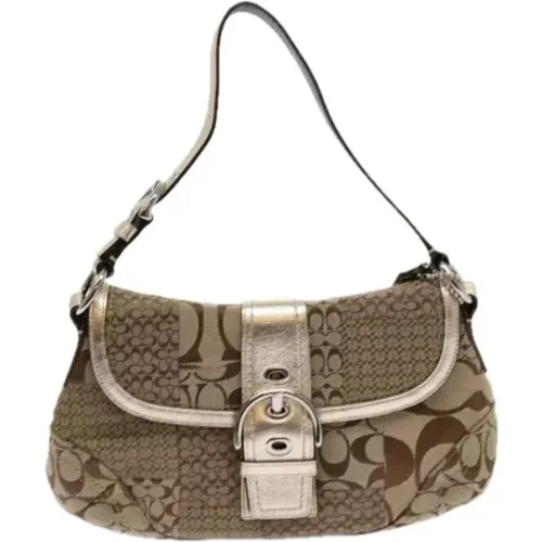 Pre-owned Shoulder Bags, female, , Size: ONE SIZE Pre-owned Canvas shoulder-bags - Coach Pre-owned - Modalova