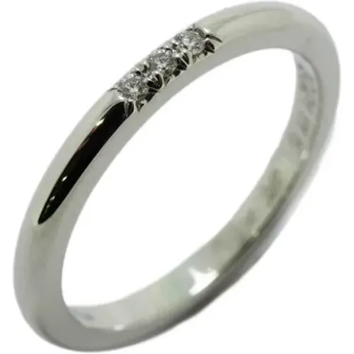 Pre-owned Jewellery, female, , Size: ONE SIZE Pre-owned Platinum rings - Tiffany & Co. Pre-owned - Modalova