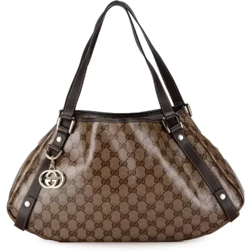 Pre-owned Tote Bags, female, , Size: ONE SIZE Pre-owned Leather totes - Gucci Vintage - Modalova