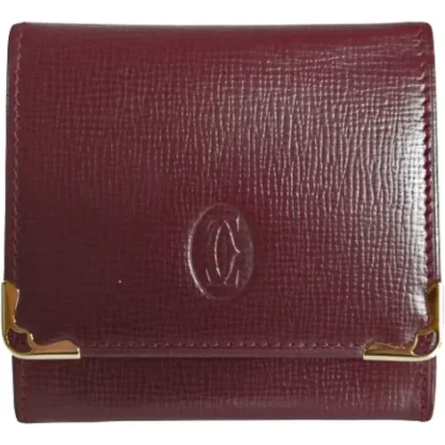 Pre-owned Leather wallets , female, Sizes: ONE SIZE - Cartier Vintage - Modalova