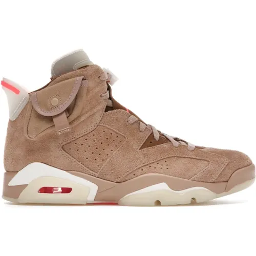 Sneakers, male, , Size: 5 US Khaki Retro 6 Sneakers - Jordan - Modalova