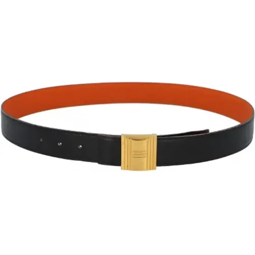 Pre-owned Belts, female, , Size: ONE SIZE Pre-owned Leather belts - Hermès Vintage - Modalova