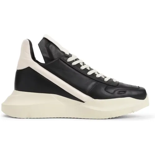 Sneakers, male, , Size: 11 US Leather Sneakers Stylish Comfort - Rick Owens - Modalova