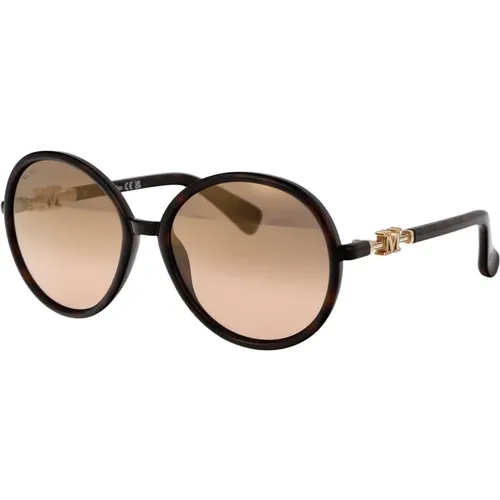 Stylische Sonnenbrille mit Emme15 Design,Stilvolle Sonnenbrillen für Frauen - Max Mara - Modalova