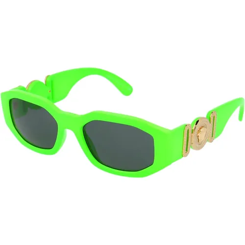 Stylish Sunglasses with Model 0Ve4361 , male, Sizes: 53 MM - Versace - Modalova