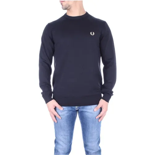 Sweatshirts, male, , Size: M Logo Sweaters - Fred Perry - Modalova