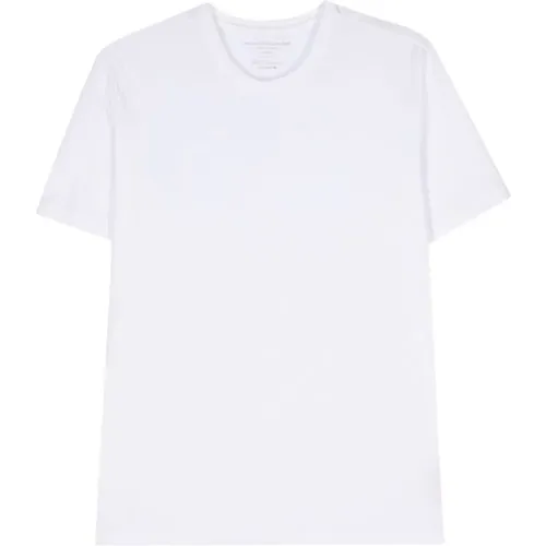 Umweltfreundliches Weißes T-Shirt , Herren, Größe: S - majestic filatures - Modalova