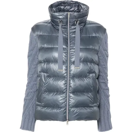 Light Padded Quilted Coat , female, Sizes: L - Herno - Modalova