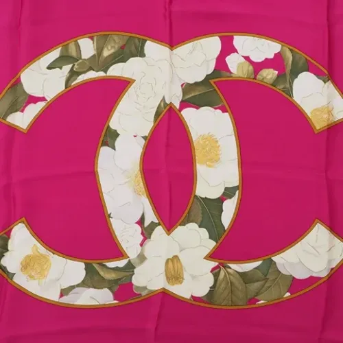 Pre-owned Scarves, female, , Size: ONE SIZE Pre-owned Silk scarves - Chanel Vintage - Modalova