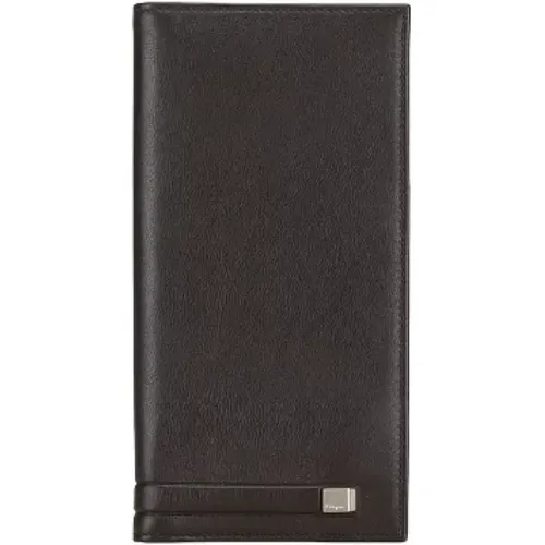 Pre-owned Wallets, male, , Size: ONE SIZE Pre-owned Leather wallets - Salvatore Ferragamo Pre-owned - Modalova