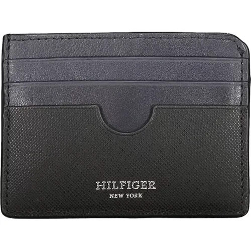 Wallets & Cardholders, male, , Size: ONE SIZE Men's Wallet Portacard Contrast Logo - Tommy Hilfiger - Modalova