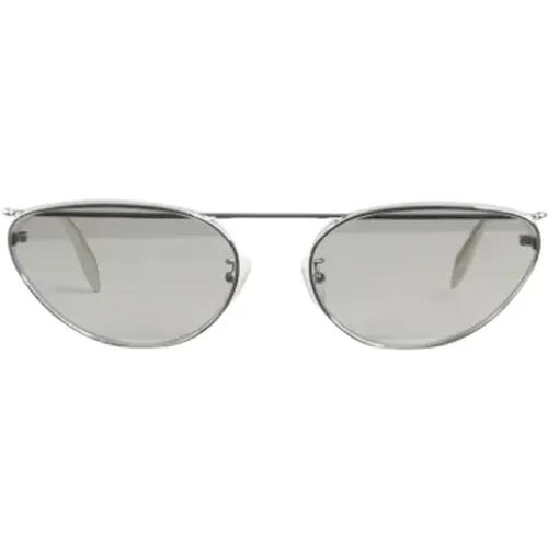 Pre-owned Metal sunglasses , female, Sizes: ONE SIZE - Alexander McQueen Pre-owned - Modalova