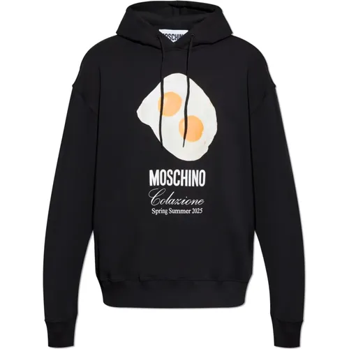 Hoodies, male, , Size: S Hoodie - Moschino - Modalova