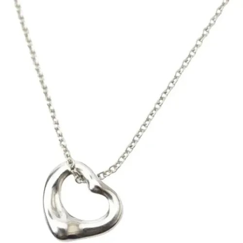 Pre-owned Jewellery, female, , Size: ONE SIZE Pre-owned Silver necklaces - Tiffany & Co. Pre-owned - Modalova