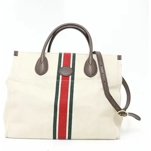 Pre-owned Tote Bags, female, , Size: ONE SIZE Pre-owned Fabric gucci-bags - Gucci Vintage - Modalova