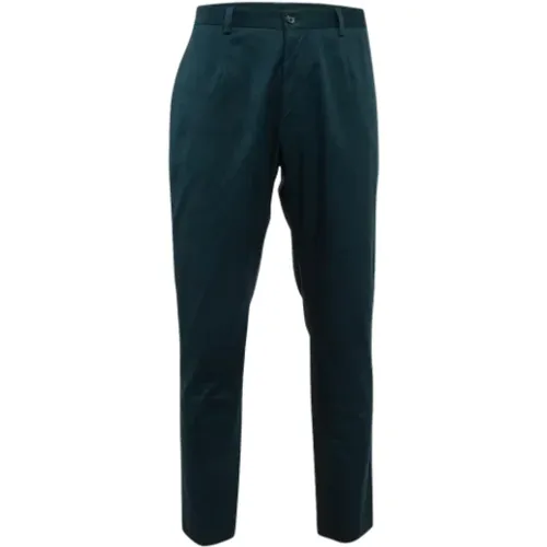 Pre-owned Trousers, male, , Size: S Pre-owned Cotton bottoms - Dolce & Gabbana Pre-owned - Modalova