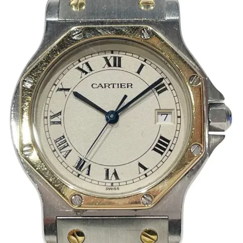 Pre-owned Watches, female, , Size: ONE SIZE Pre-owned Stainless Steel watches - Cartier Vintage - Modalova