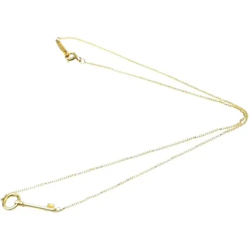 Pre-owned Jewellery, female, , Size: ONE SIZE Pre-owned Gold necklaces - Tiffany & Co. Pre-owned - Modalova