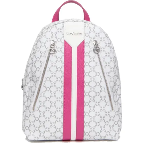 White Technical Material Backpack , female, Sizes: ONE SIZE - Nerogiardini - Modalova