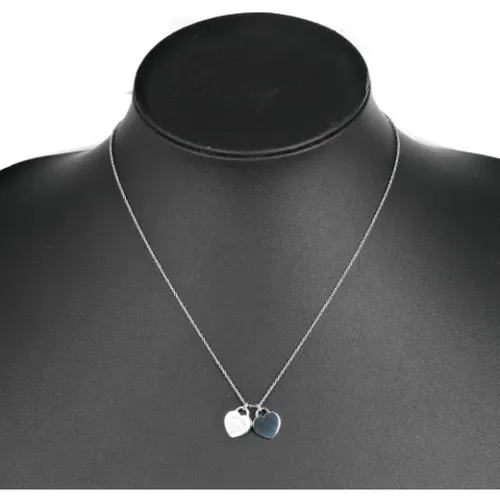 Pre-owned Jewellery, female, , Size: ONE SIZE Pre-owned Silver necklaces - Tiffany & Co. Pre-owned - Modalova