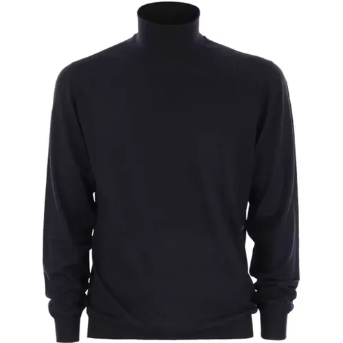 Derby - Wool Turtleneck , male, Sizes: L, XL, M, 2XL - Fedeli - Modalova