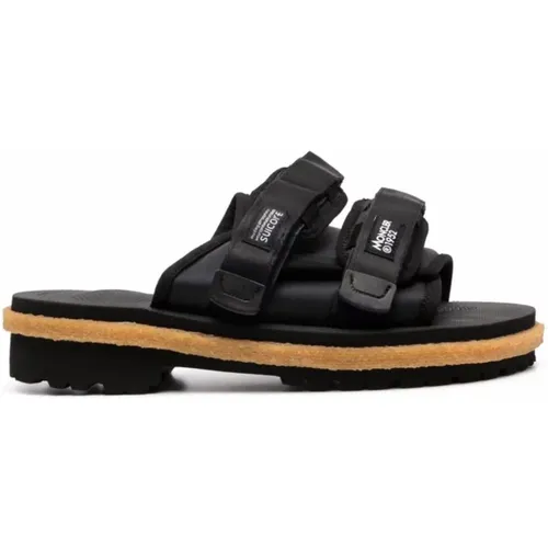 Sliders, male, , Size: 9 US Moto Mountain Sandals - Moncler - Modalova