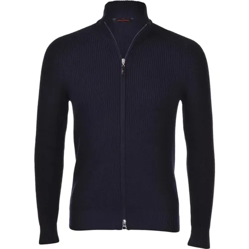 Cardigans, male, , Size: 3XL Stylish Jacket for Men - Gran Sasso - Modalova