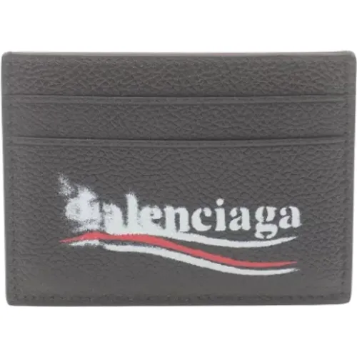 Pre-owned Leather wallets , female, Sizes: ONE SIZE - Balenciaga Vintage - Modalova