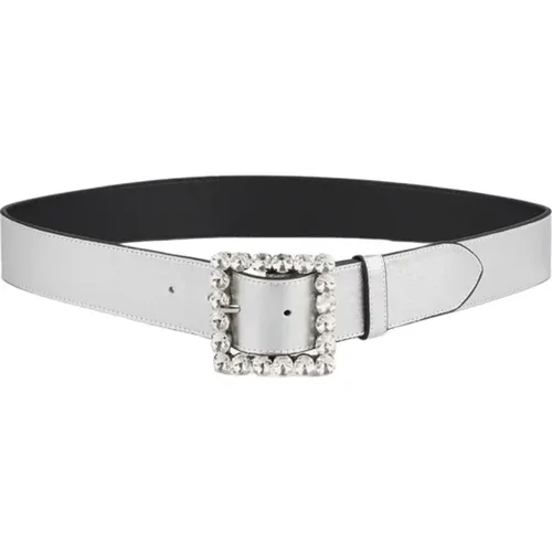 Square buckle belt , female, Sizes: L, M - Alma en Pena - Modalova