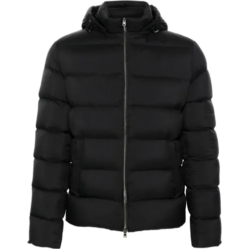 Matte Down Jacket , male, Sizes: L, M, XL - Herno - Modalova