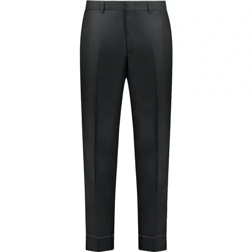 Suit Trousers, male, , Size: 2XL Tailored Wool Trousers - Brioni - Modalova
