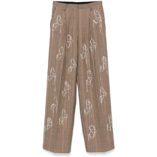 Multicolour Stylish Trousers , female, Sizes: S - Dries Van Noten - Modalova