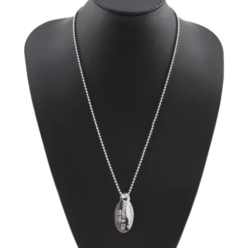 Pre-owned Jewellery, female, , Size: ONE SIZE Pre-owned Silver necklaces - Tiffany & Co. Pre-owned - Modalova