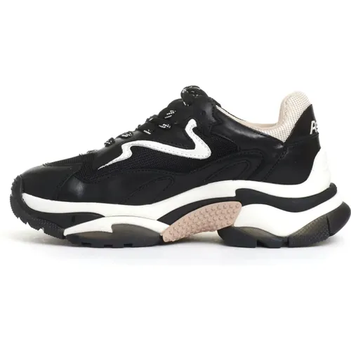 Leather Sneakers Addict Style , female, Sizes: 4 UK, 7 UK, 3 UK, 5 UK - Ash - Modalova