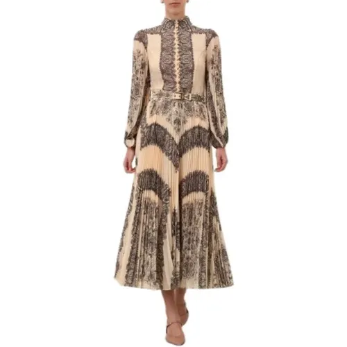 Paisley Plissierter Midi-Rock , Damen, Größe: XS - Zimmermann - Modalova