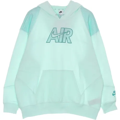 Hoodies, female, , Size: M Air Fleece Hoodie - Nike - Modalova
