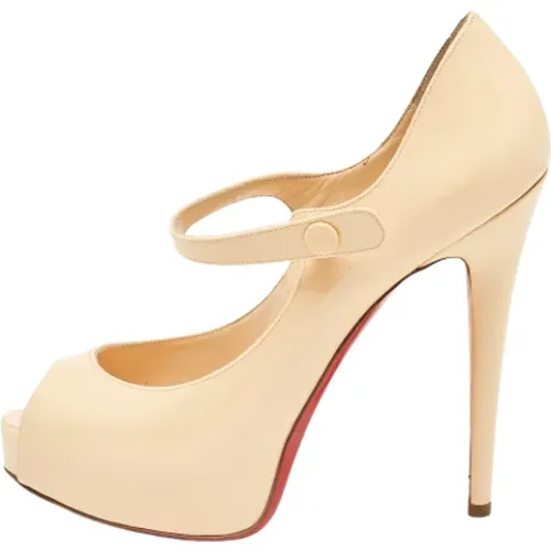 Pre-owned Leder Heels , Damen, Größe: 38 EU - Christian Louboutin Pre-owned - Modalova