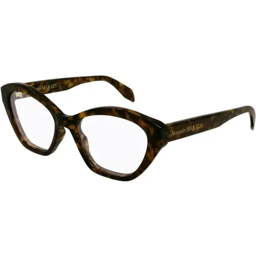 Trendy and Stylish Gles Am0360O Glasses , female, Sizes: ONE SIZE - alexander mcqueen - Modalova