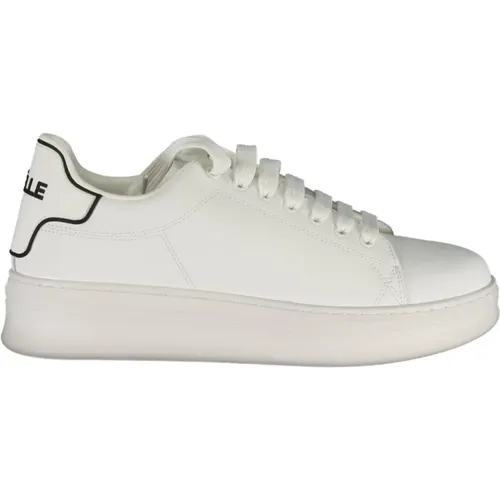 Sporty Lace-Up Sneakers Contrast Logo , male, Sizes: 12 UK, 10 UK, 7 UK, 6 UK, 8 UK, 11 UK, 9 UK - Gaëlle Paris - Modalova