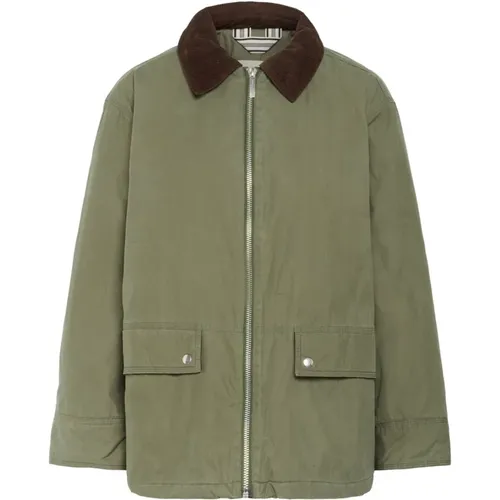 Light Jackets, female, , Size: L Grape Leaf Jacket with Velvet Collar - Part Two - Modalova