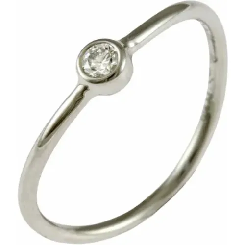 Pre-owned Jewellery, female, , Size: ONE SIZE Pre-owned Silver rings - Tiffany & Co. Pre-owned - Modalova